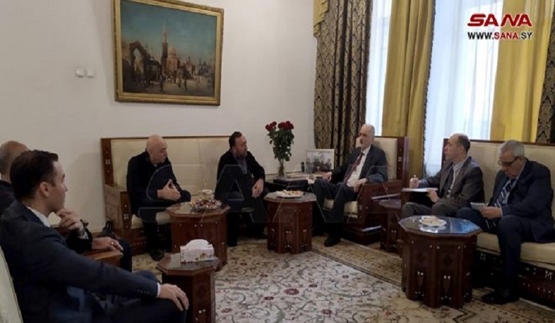 Al-Jaafari thanks Armenian and Russian delegations for help offered to the quake- affected people