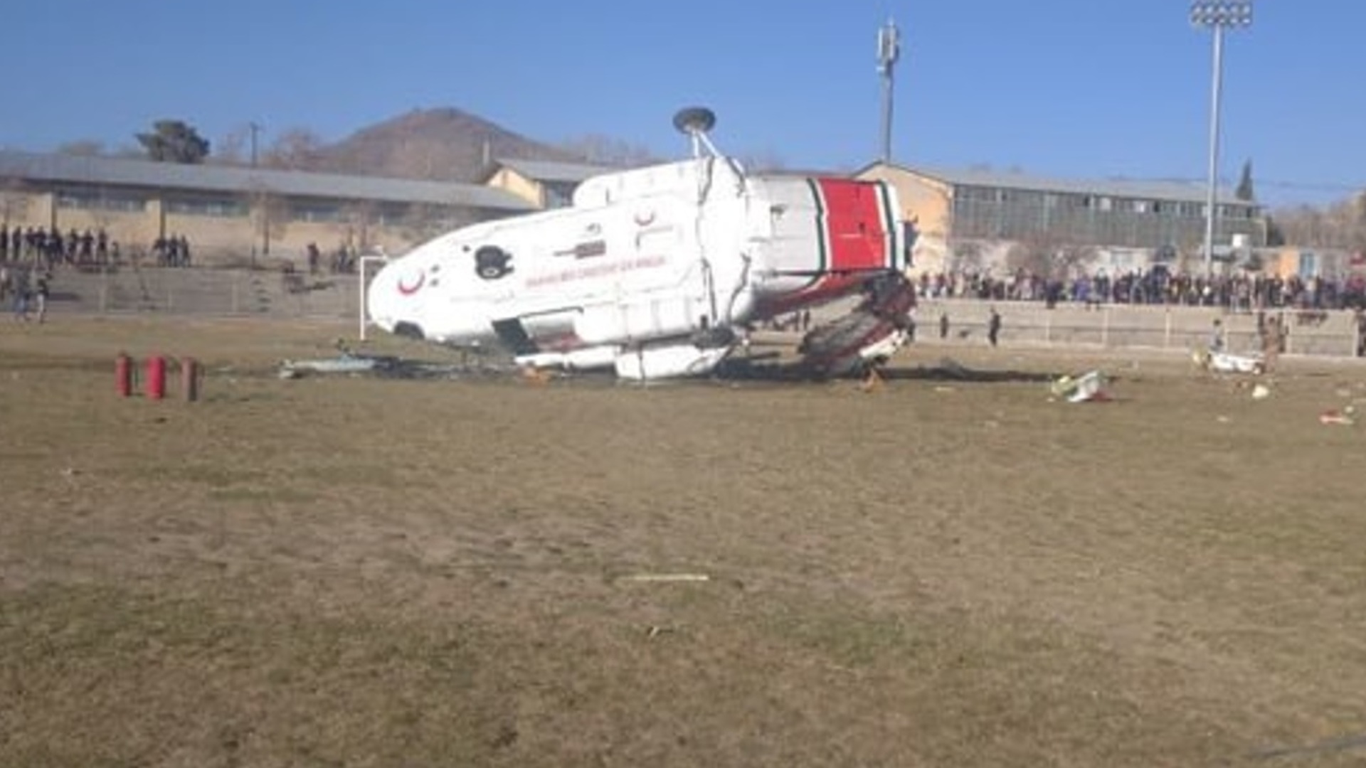 Helicopter carrying Iran’s sports minister crashes