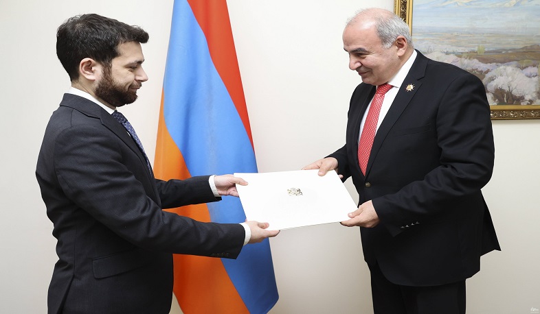 Newly appointed Ambassador of Georgia handed over copy of his credentials to Deputy Minister of Foreign Affairs of Armenia