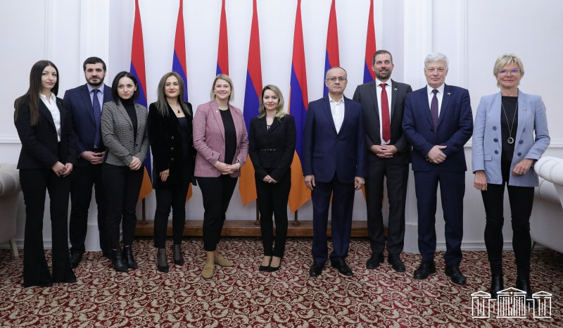 Delegation of Luxembourg Hosted in Parliament: We’ll Continue Working with International Colleagues on Unblocking Lachin Corridor and Establishing Peace in Region