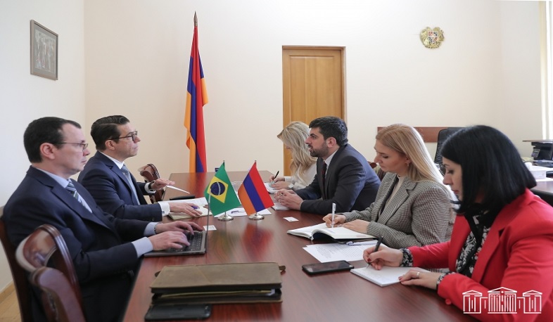 Sargis Khandanyan: Armenia is interested in development of cooperation with Brazil in a number of spheres