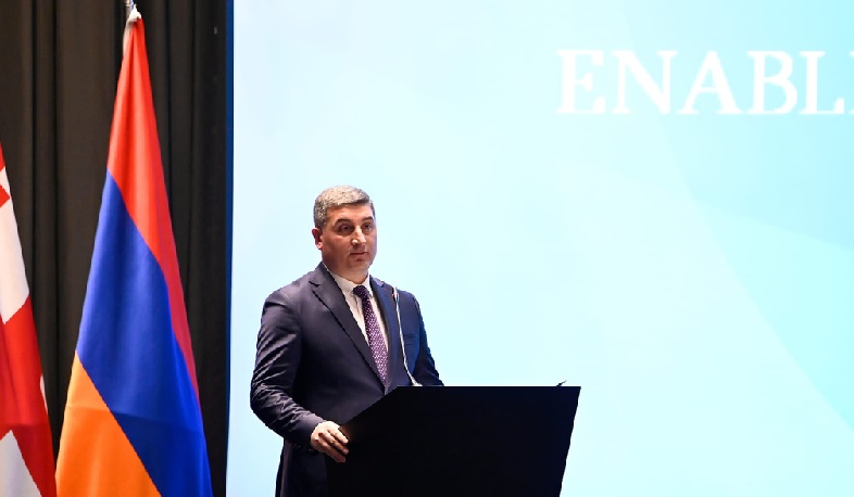 Մեկնարկել է Հայաստան-Վրաստան գործարար համաժողովը. Գնել Սանոսյանը հանդես է եկել բացման ելույթով