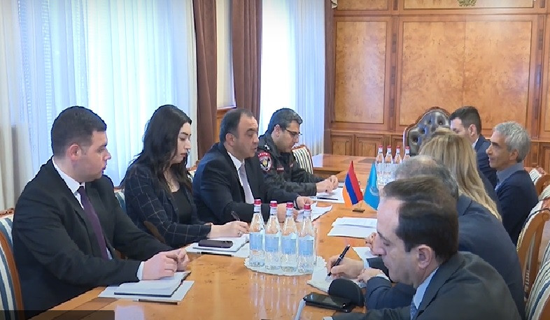 Վահե Ղազարյանն ընդունել է ՄԱԿ-ի զարգացման ծրագրի հայաստանյան գրասենյակի պատվիրակությանը