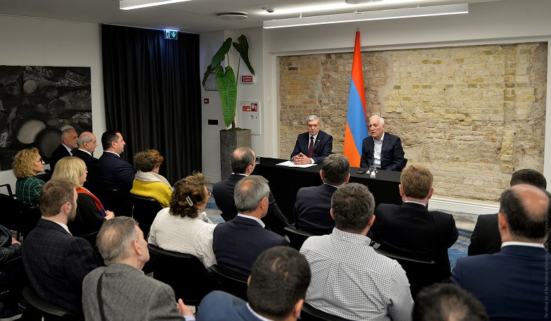 Vahagn Khachaturyan presented activities of EU mission on Armenian-Azerbaijani border to Armenian community of Lithuania