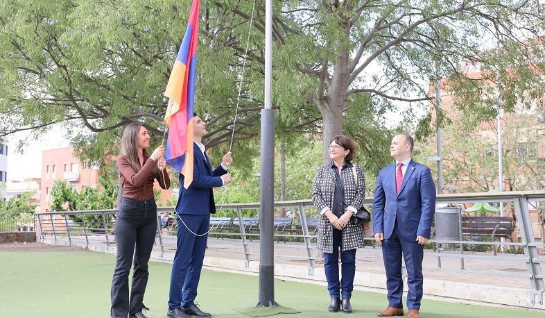 Armenia’s flag raised on territory of Municipality of Santa Coloma de Gramenet in memory of innocent victims of Armenian Genocide