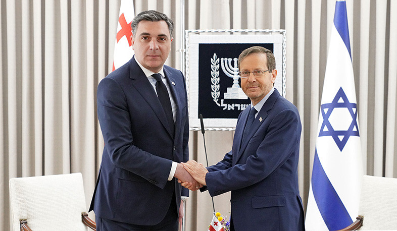 Georgian FM meets Israel President