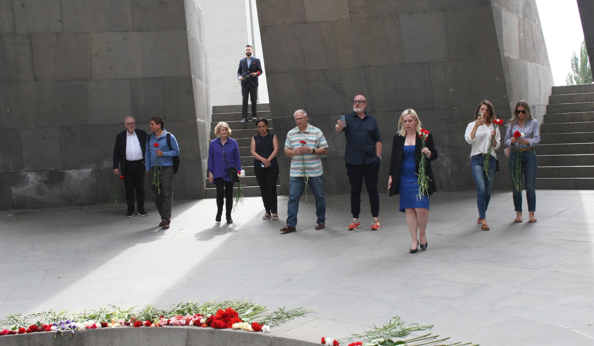 Delegation of American Philos Project visited Armenian Genocide Memorial