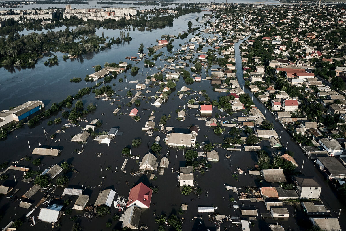 В Херсонской области уровень воды продолжает снижаться