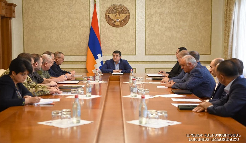 President of Artsakh convened Security Council meeting