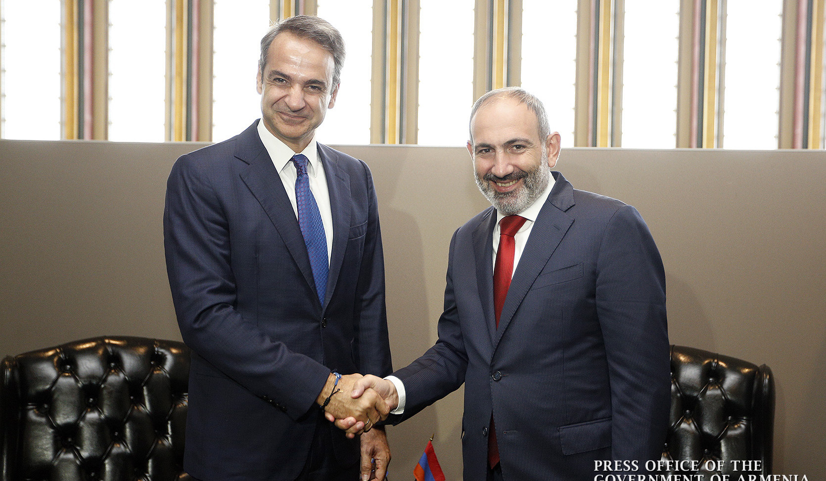 Pashinyan congratulates Mitsotakis on win in Greek Parliamentary elections