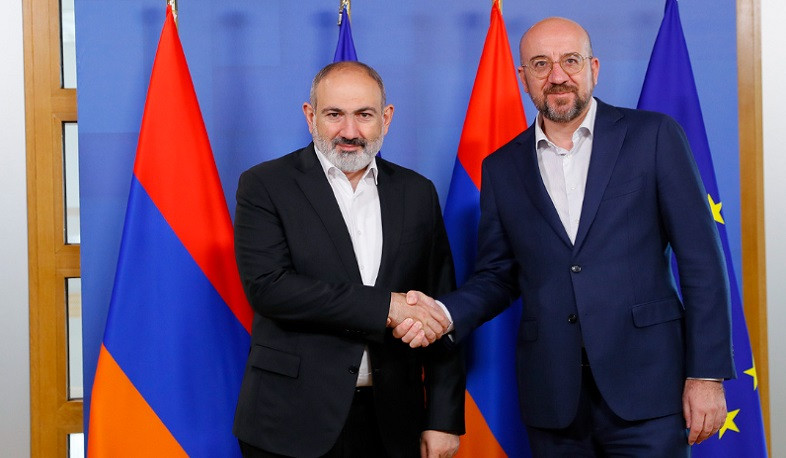 Pashinyan and Michel discuss implementation of agreements reached at previous meetings in Brussels