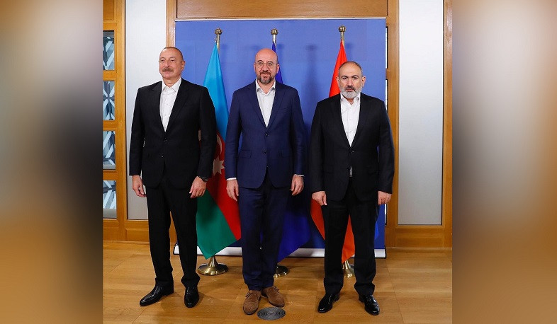 Pashinyan-Michel-Aliyev meeting kicks-off in Brussels