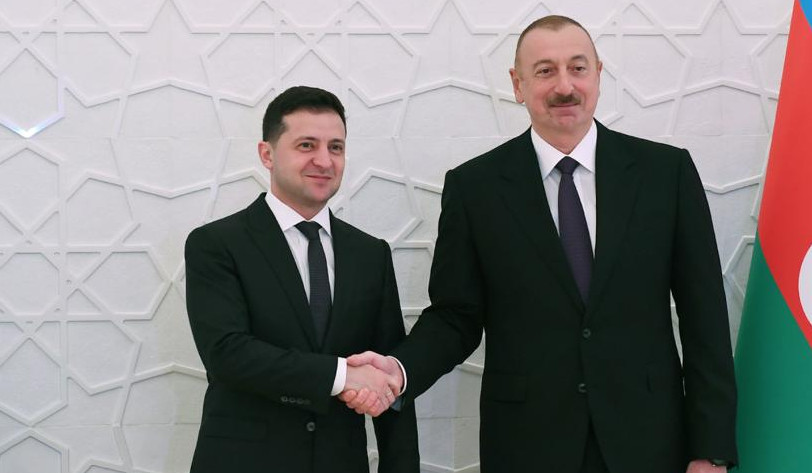 Zelenskiy thanks Aliyev for supporting Ukraine