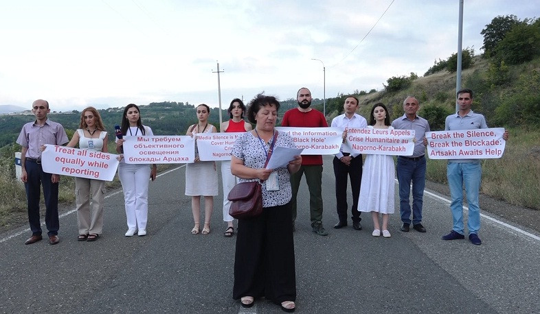 Journalists of Nagorno-Karabakh call on participants of Global Media Forum taking place in Shushi