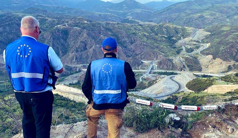 EU monitors are located in border area of Kornidzor