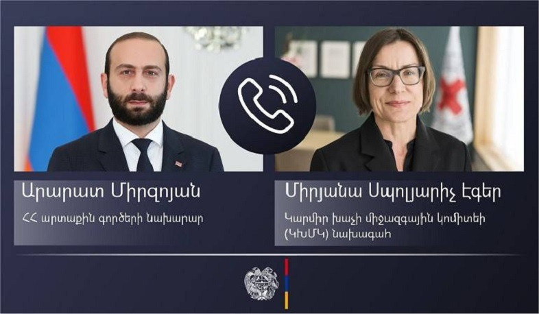 Արարատ Միրզոյանը ԿԽՄԿ նախագահի հետ հեռախոսազրույցում դատապարտել է կառույցը հեղինակազրկելուն ուղղված Ադրբեջանի փորձերը