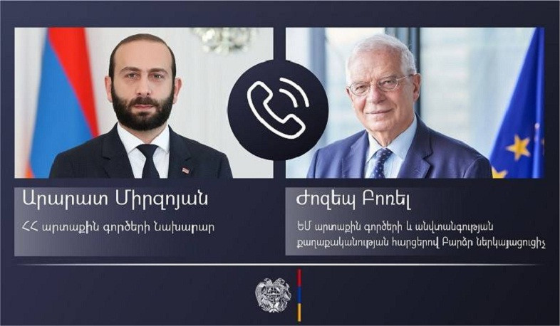 Արարատ Միրզոյանը Ժոզեպ Բորելի հետ քննարկել է Լաչինի միջանցքի ապօրինի արգելափակման հետևանքով ԼՂ-ում ահագնացող հումանիտար ճգնաժամը