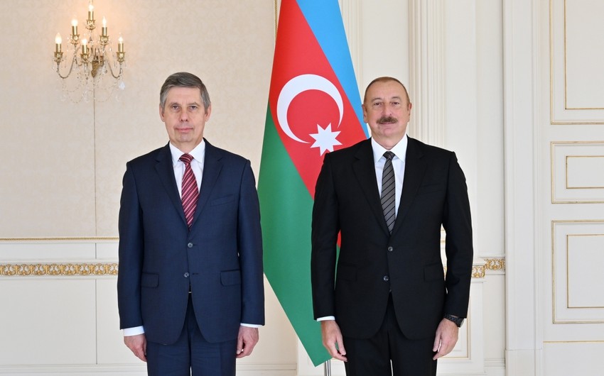 Aliyev and newly appointed ambassador of Russia discuss Armenia-Azerbaijan negotiation process