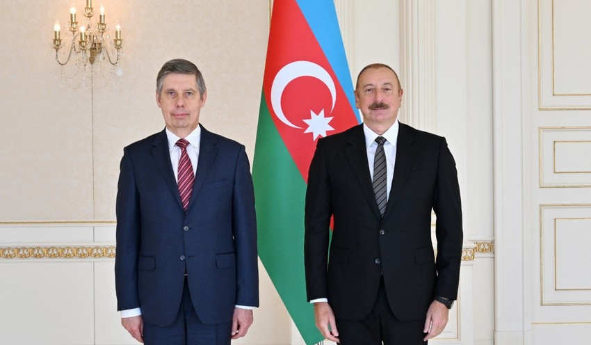 Aliyev and newly appointed ambassador of Russia discuss Armenia-Azerbaijan negotiation process