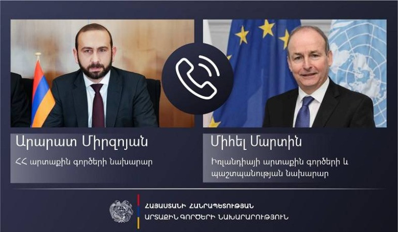 ԼՂ 120 հազար բնակչության հիմնարար իրավունքները կոպտորեն խախտվում են. Միրզոյանը՝ Իռլանդիայի արտաքին գործերի և պաշտպանության նախարարին