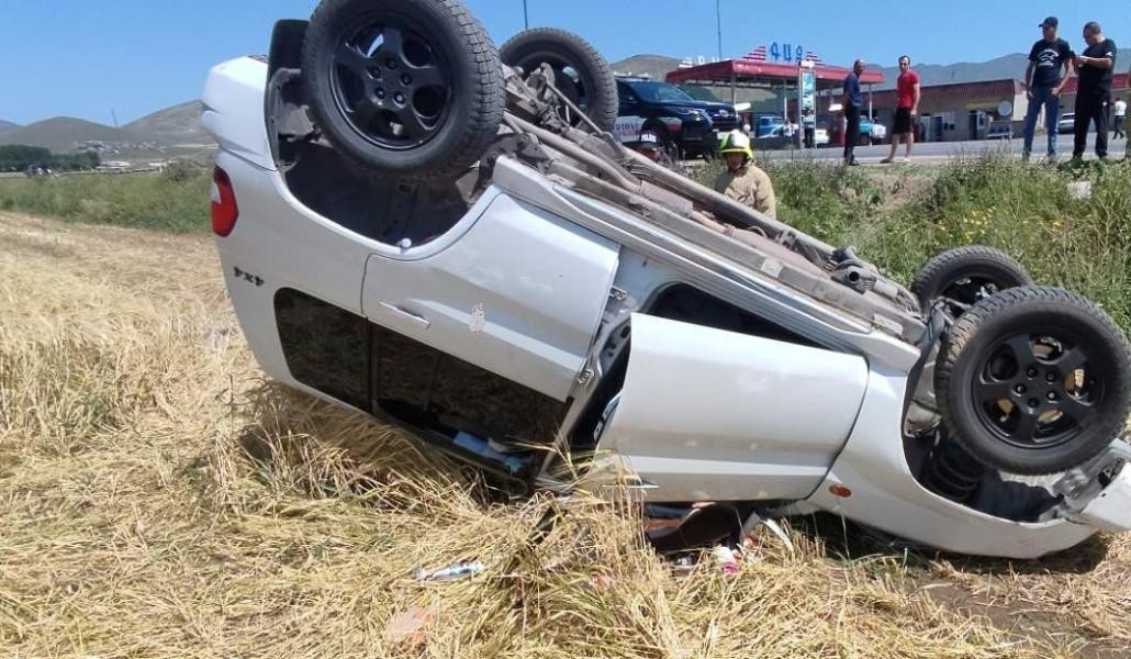 Մելիքգյուղի մոտ Mitsubishi Pajero-ն շրջվել է. կան տուժածներ