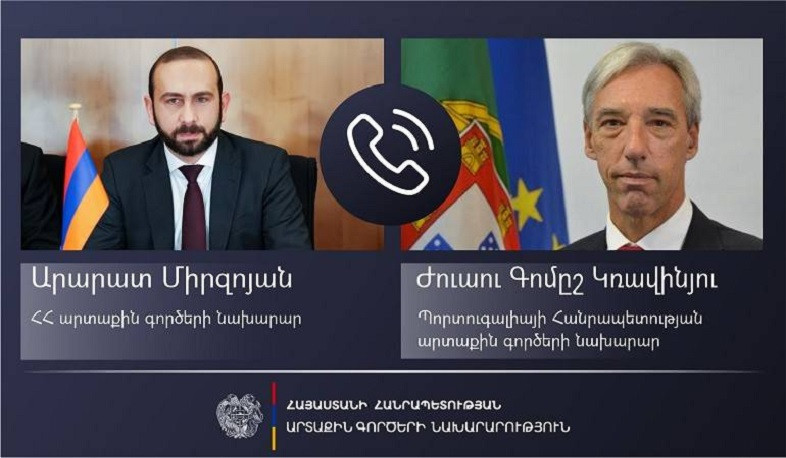 Արարատ Միրզոյանը պորտուգալացի իր գործընկերոջն է ներկայացրել Լաչինի միջանցքի արգելափակման հետևանքով ԼՂ-ում վատթարացող հումանիտար ճգնաժամը