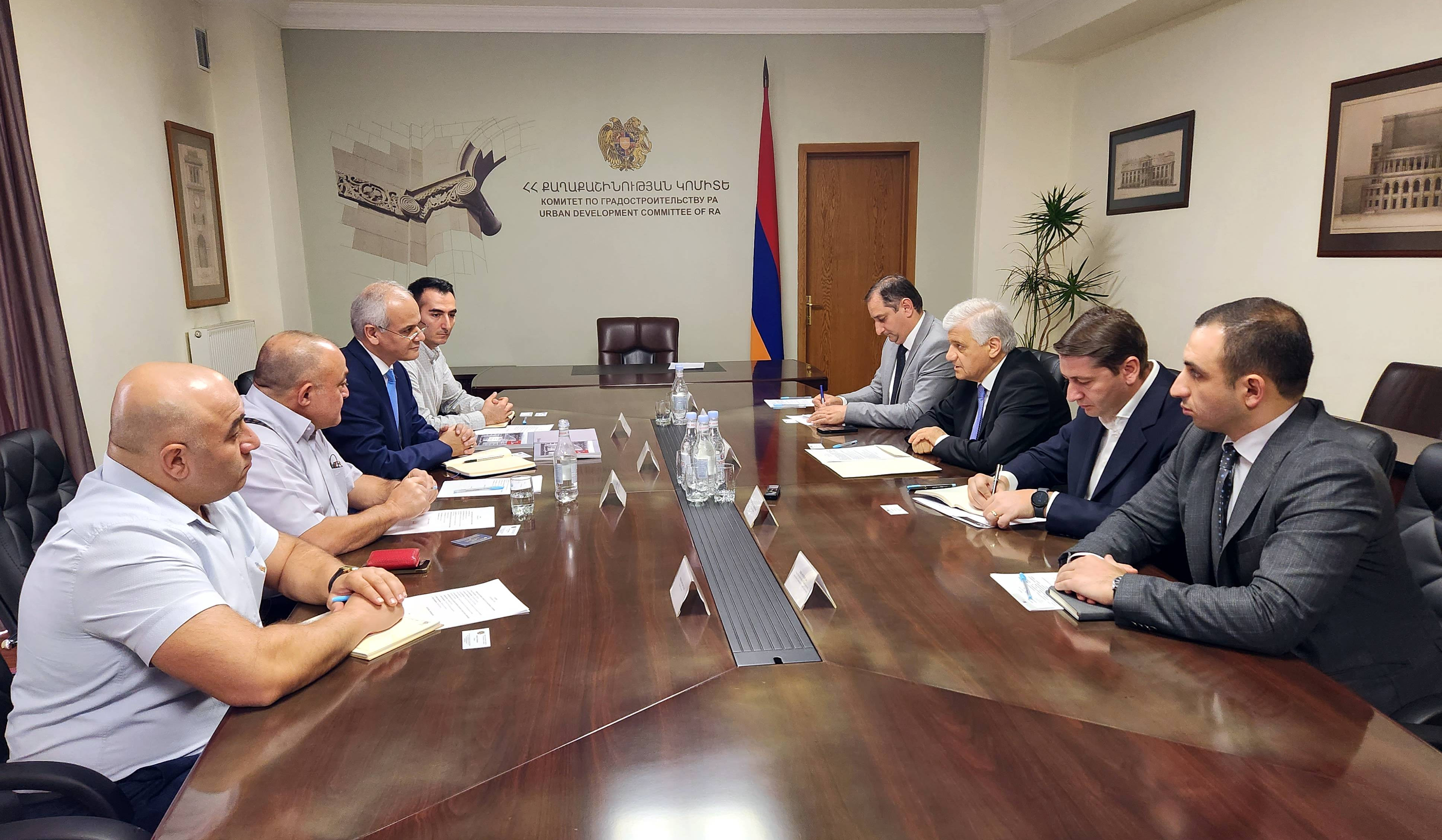 Քաղաքաշինության կոմիտեում քննարկվել են իրանական խոշոր շինարարական ընկերության հետ համագործակցության հարցեր