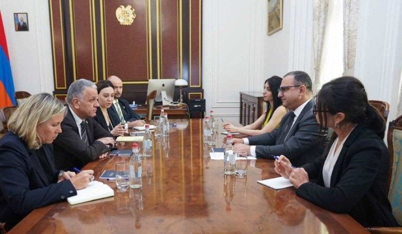 Tigran Khachatryan presented to EU Ambassador to Armenia primary needs of forcibly displaced persons from Nagorno-Karabakh