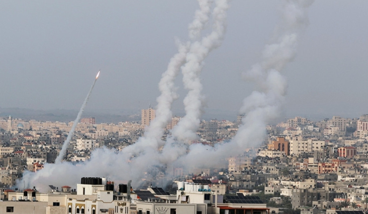 Israel launches air strikes on Gaza Strip as Netanyahu tells his country 'we are at war''