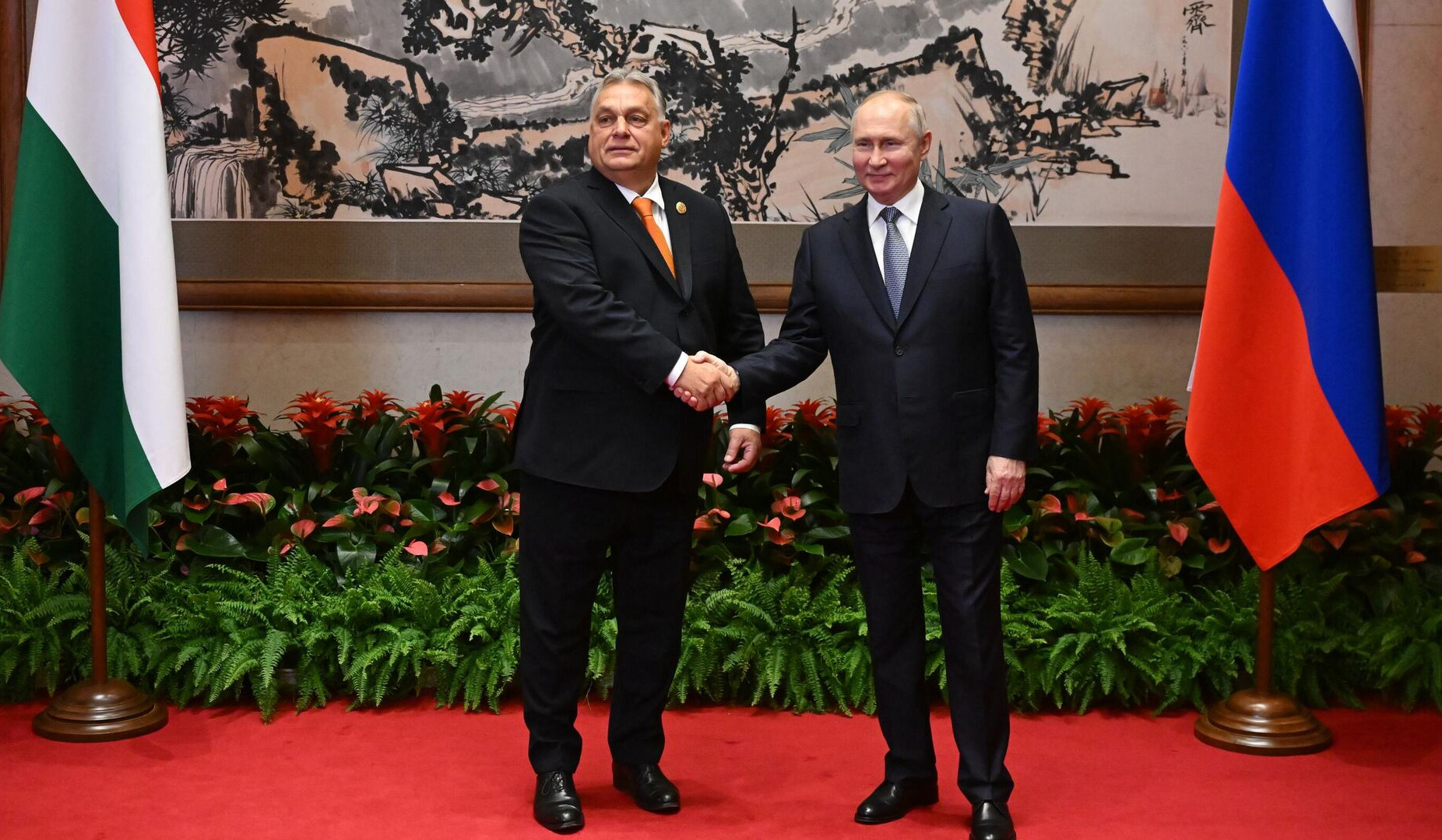 Putin and Orban meet in Beijing, discuss cooperation