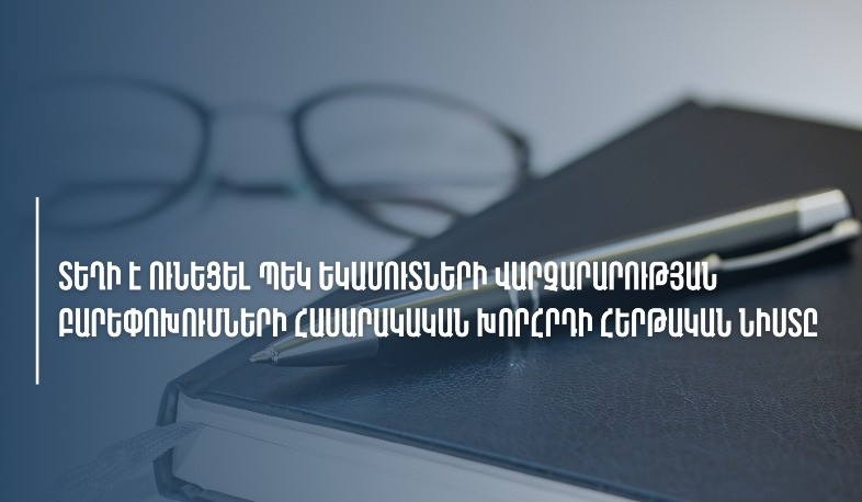 Տեղի է ունեցել ՊԵԿ եկամուտների վարչարարության բարեփոխումների հասարակական խորհրդի հերթական նիստը