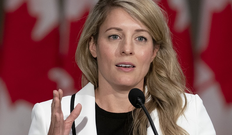 Canadian Foreign Minister Joly to travel to United Arab Emirates and Armenia to further bilateral relations