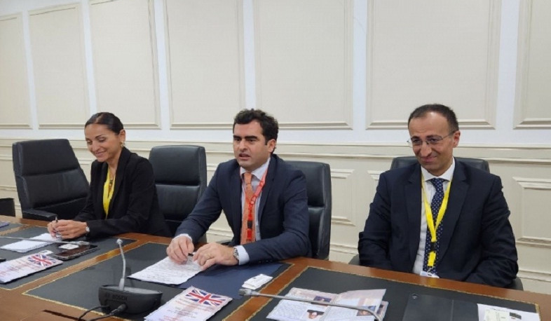 Hakob Arshakyan meets with delegation led by the Head of the UK delegation to Inter-Parliamentary Union Karen Bradley