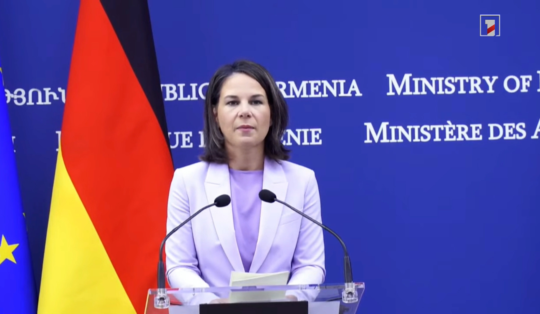 Germany stands in favor of territorial integrity of Armenia and Azerbaijan: Baerbock