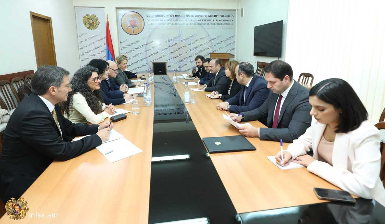 Քննարկվել են աշխատանքի և սոցիալական պաշտպանության ոլորտում ՀԲ-ի հետ համագործակցության հեռանկարները