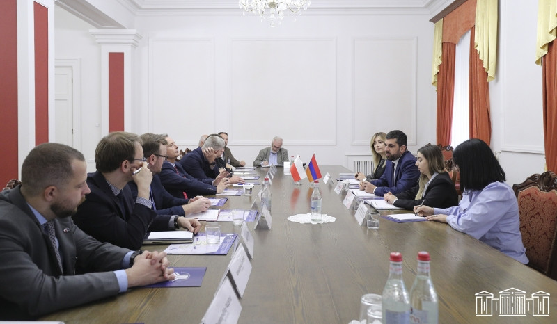 Sargis Khandanyan receives Polish experts