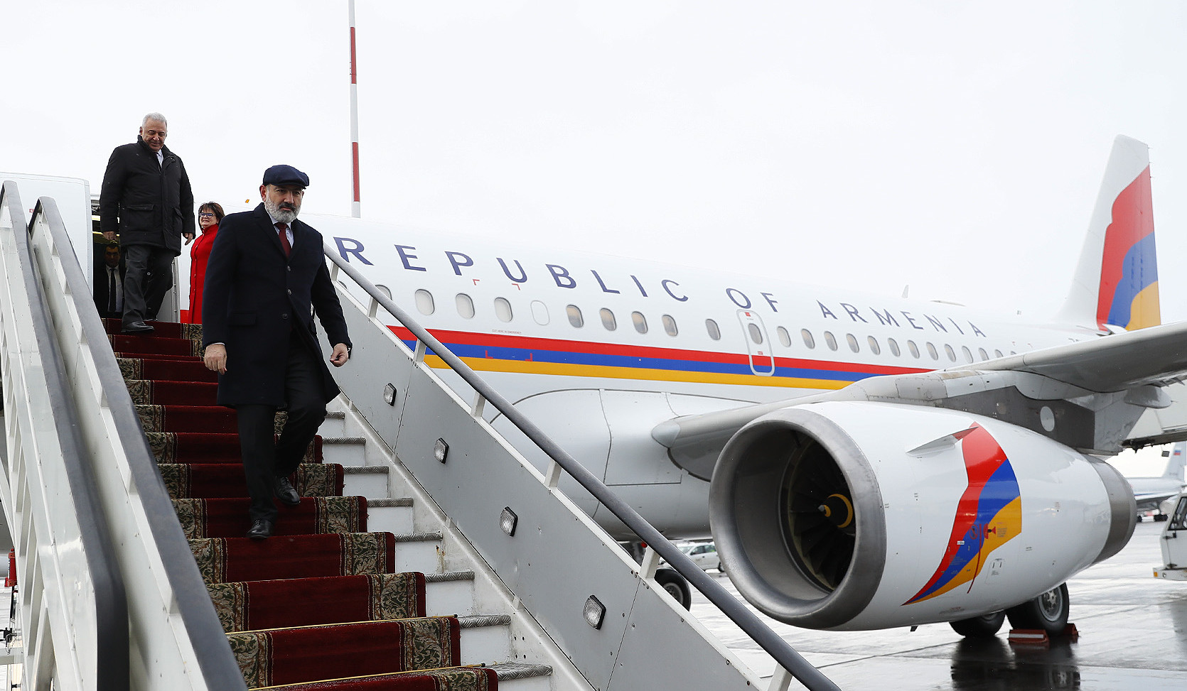 Prime Minister arrived in Saint Petersburg