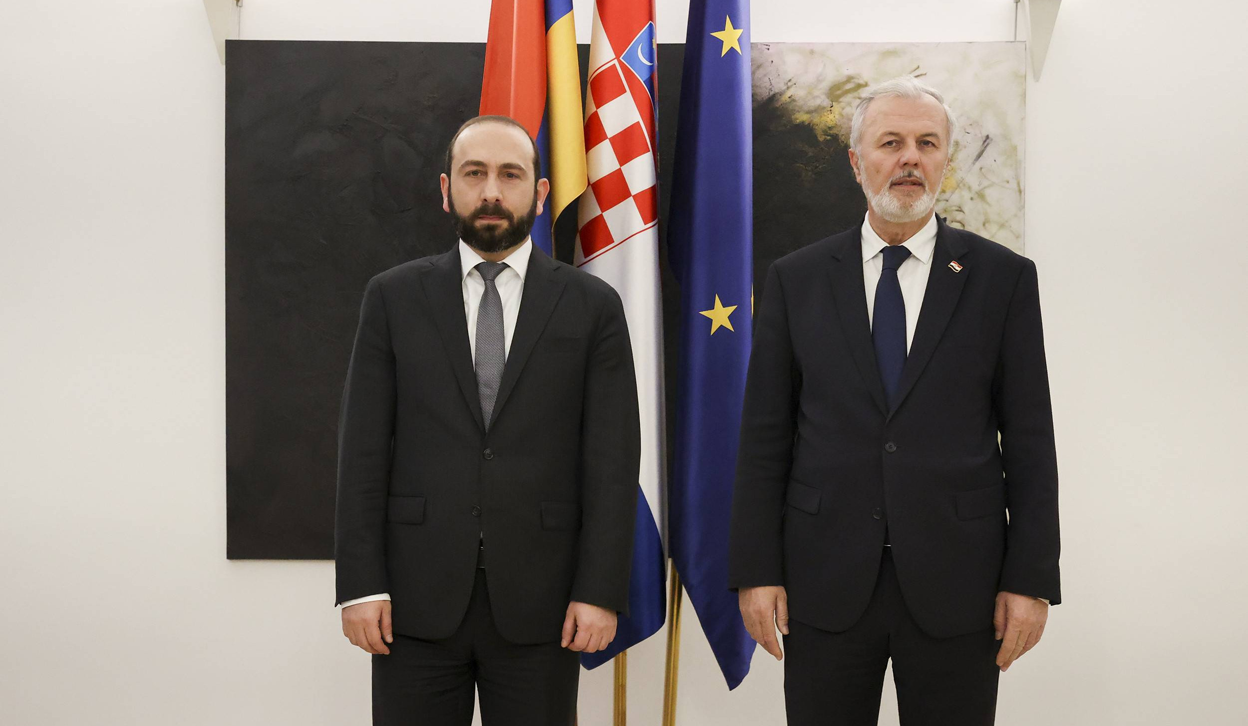 Meeting of Minister of Foreign Affairs of Armenia with Deputy Speaker of Parliament of Croatia