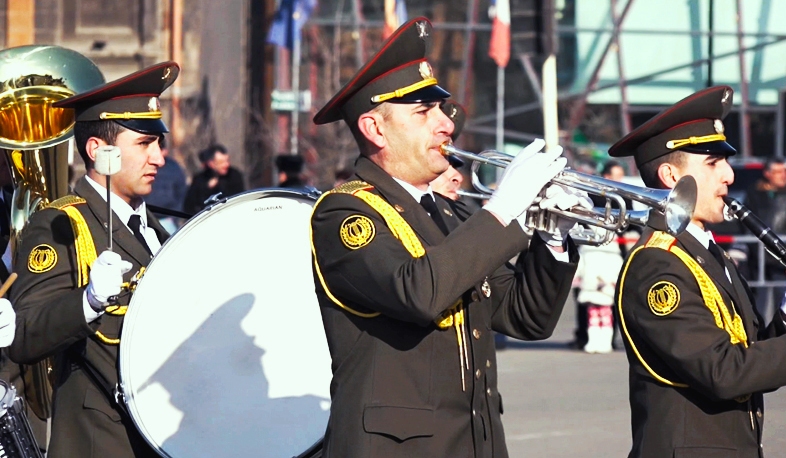 Festive marches in regions