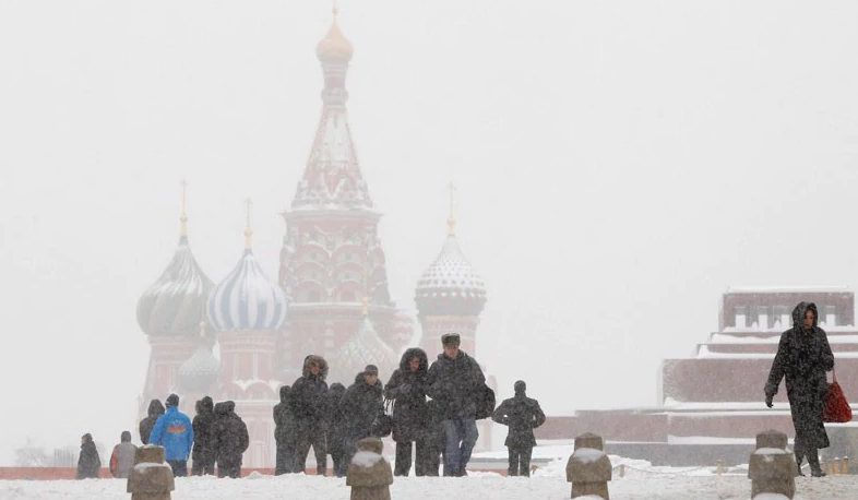 Рекордное количество снега в Москве