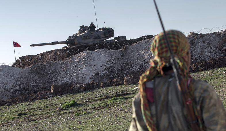 Turkey raises flag in Afrin