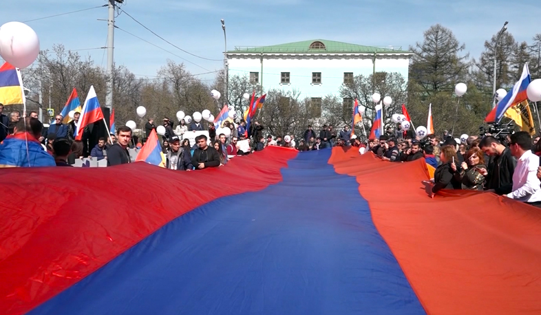 Шествие в Москве в память о жертвах геноцида армян