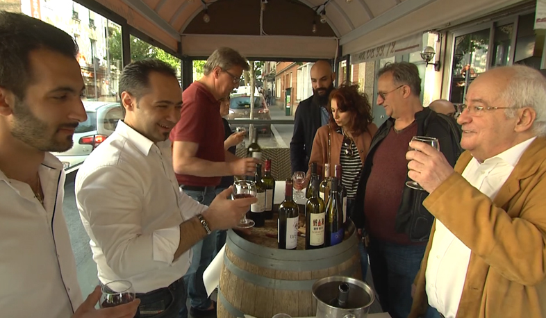 Armenian wine tasted in France