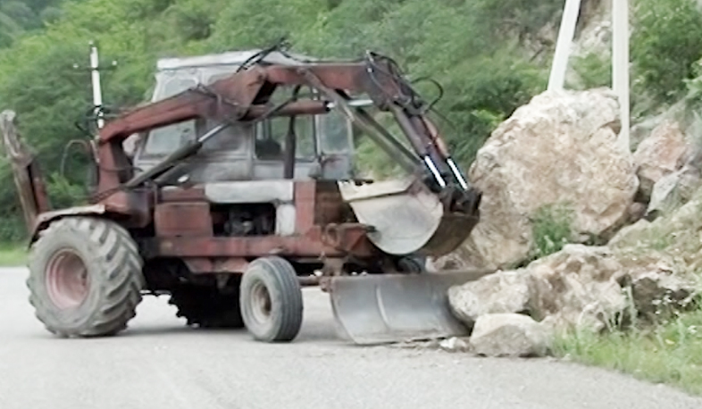 Rockslide in Gegharkunik