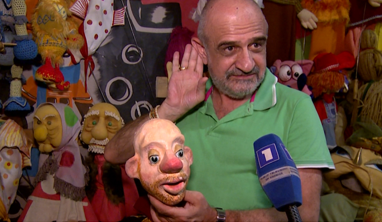 The famous puppet of the theater