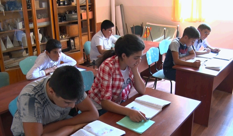 School bell rings in empty classrooms