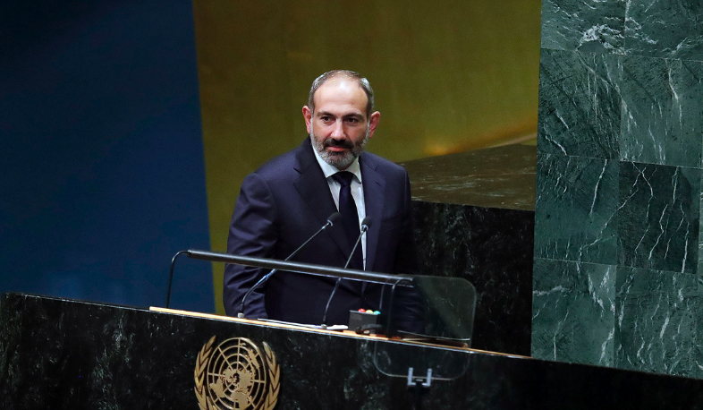 PM Pashinyan delivers speech at UN General Assembly