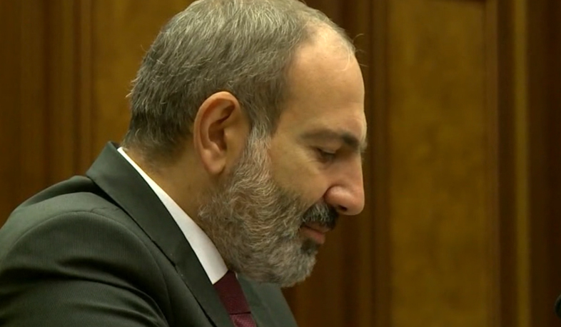 Nikol Pashinyan delivers speech in Parliament