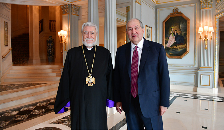 President Armen Sarkissian meets Aram I