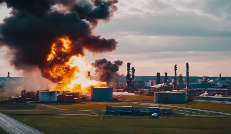 A drone tried to attack an oil refinery in St. Petersburg